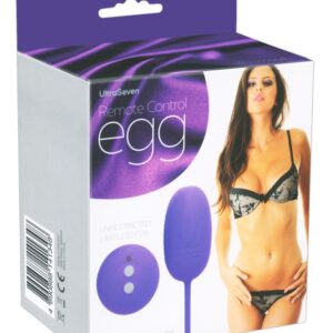 Seven Creations UltraSeven vibračné vajíčko na diaľkové ovládanie fialové