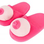 Papuče "Prsia" ružové
