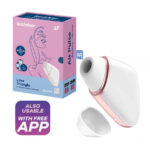 Satisfyer Love Triangle tlakový stimulátor na klitoris Biela