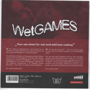 Joydivision SexMax WetGAMES prestieradlo Biela