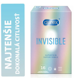 Durex Invisible Superthin (Extra Sensitive) krabička  16 ks