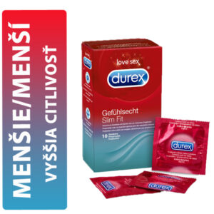 Durex Slim Fit krabička 10 ks