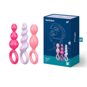 Satisfyer Plugs análne kolíky sada 3ks Colored