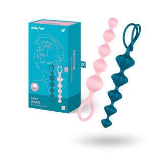 Satisfyer Love Beads análne guličky set Colored