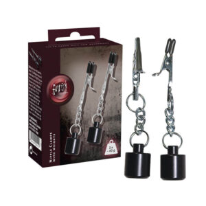 Fetish svorky so závažím na bradavky