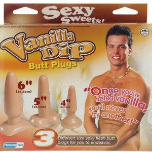 Vanilla Dip 3 dielny set anal plug