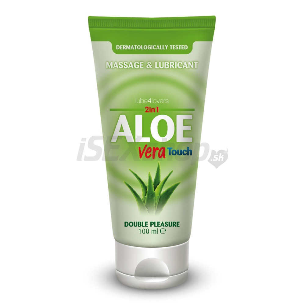 2in1-aloe-vera-masazny-lubrikacny-gel-100-ml-7810 Aloe Vera Touch 2v1 masážny lubrikačný gél 100 ml – Obrázok 1