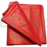 Červená PVC plachta 215 x 203 cm