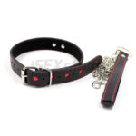 Obojok so srdiečkami a vodítkom