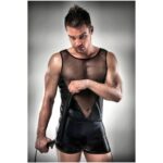 Sieťovaný lesklý set pánskeho prádla 016 SET