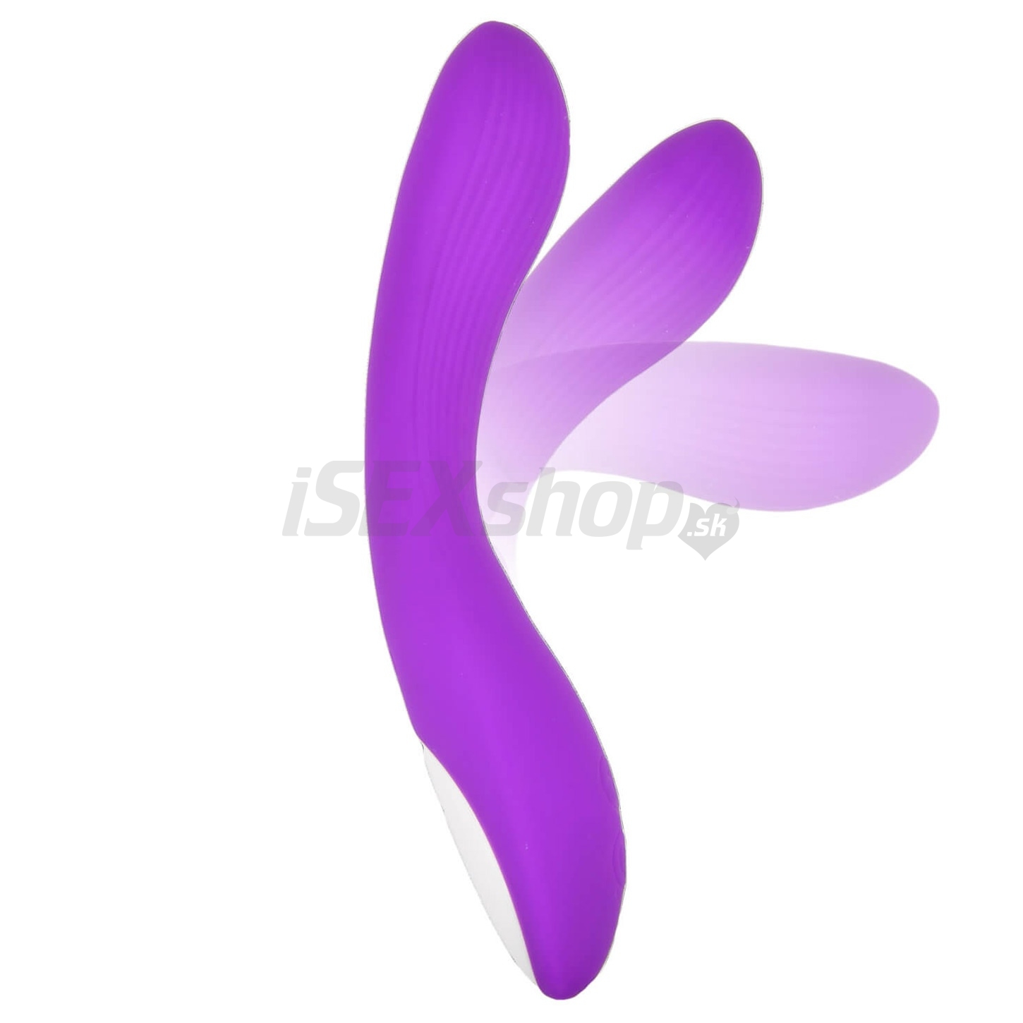 silikonovy-ohybny-vibrator-bendable-g-spot-loving-joy-fialovy Flux nastaviteľný silikónový G-bod vibrátor – Obrázok 1