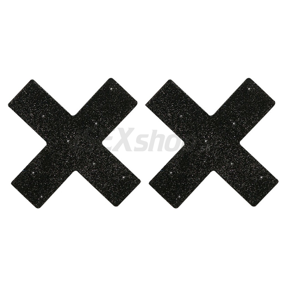 titty-sticker-x-4692 Lesklá nálepka na bradavky - X – Obrázok 1