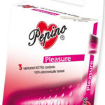 Pepino Pleasure – kondómy s bodkami (3 ks) Kondómy s vrúbkami a výstupkami Pre páry