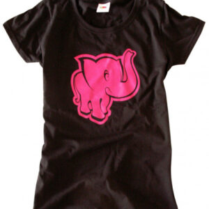 Dámske tričko Slon Chobot hore!