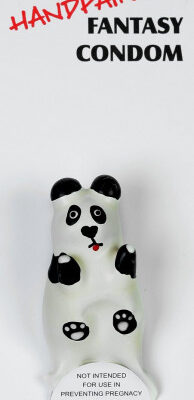 ERCO Panda žartovný kondóm Žartovné kondómy Pre páry