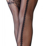 Pančuchy s otvorom v rozkroku Chic Bow