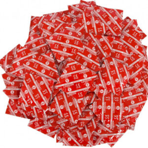 London – červené kondómy (100 ks) Červené kondómy Pre páry