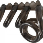 Krúžok na penis a semenníky Smoky Spine Erekčné krúžky na penis a semenníky Pre mužov