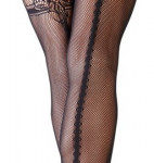 Pančuchy s otvorom v rozkroku Chic Bow