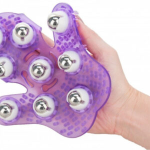 Masážna rukavica Cold & Warm Tingles Doplnky na masáž Ružový Ostrov lásky