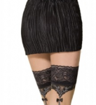 Samodržiace pančuchy Stripe & Bow