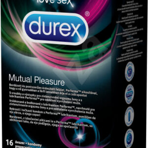 Durex Mutual Pleasure – vrúbkované kondómy (16 ks) Kondómy s vrúbkami a výstupkami TOP 100