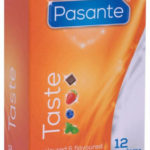 Pasante Taste – mix kondómov (12 ks) Farebné kondómy Darčekový sprievodca | Pre partnera