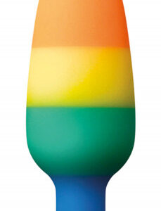 Análny kolík s prísavkou Rainbow Euphoria