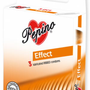Pepino Effect – kondómy s čiarkami (3 ks) Kondómy s vrúbkami a výstupkami Pre páry