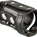 Koženkový škrtič na penis a semenníky Rebel Yell Klinik Pre páry