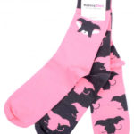 Merch – hravé slonie ponožky Růžový Slon (3 ks)