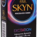 SKYN Excitation – bezlatexové kondómy (10 ks) Bezlatexové kondómy Pre páry