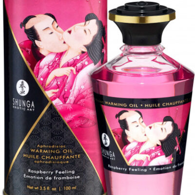 Shunga afrodiziakálny hrejivý zbozkávateľný olej – Sweet Raspberry (100 ml) Zbozkávateľná kozmetika Darčekový sprievodca | Pre nás oboch