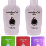 Natural lubrikačný gél (2 ks x 130 ml) + vzorky (3 ks x 3 ml) Vaginálne lubrikačné gély a oleje na vodnej báze Pre páry