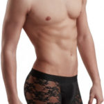Čierne boxerky Luxury Lace
