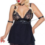 Plus size košieľka Sexy Bondage