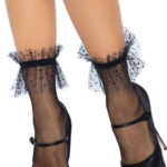 Sieťované ponožky Sexy Ankletz Dámske pančuchy Pre ženy