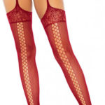 Pančuchy s podväzkami Lace Me Up