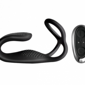 Análny kolík Rock Swing s krúžkami a diaľkovým ovládaním (27 cm) + darček ToyCleaner 75ml Análne kolíky s ovládačom Viacnásobná stimulácia + darček Toy Cleaner