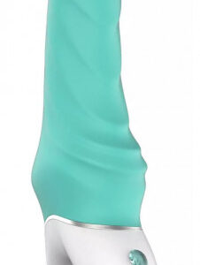 Silikónový vibrátor Rumba Blue (23 cm) Vibrátory na bod G Chystáme pre teba niečo ďalšie