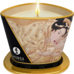 Shunga libido stimulujúca masážna sviečka Vanilla Desire (170 ml) Masážne sviečky Pre páry