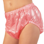 Vinylové plienky Pink Babe L–XL BDSM spodná bielizeň Pre ženy