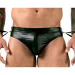 Čierne slipy s putami Calvin