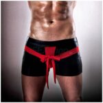 Boxerky pánske 001 SHORT čierne