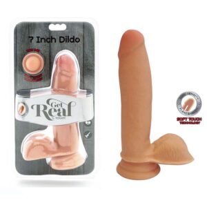 Get Real Dual Density 7 Inch with balls dildo s prísavkou