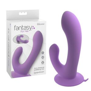 Fantasy For Her Duo Pleasure vibrátor s prísavkou