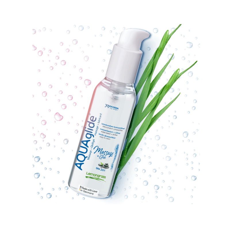 joydivision-aquaglide-massage_glide-Spa-2in1-masazny-gel-lemongrass-200ml Joydivision Aquaglide Massage+Glide 2in1 LEMONGRASS masážny gél