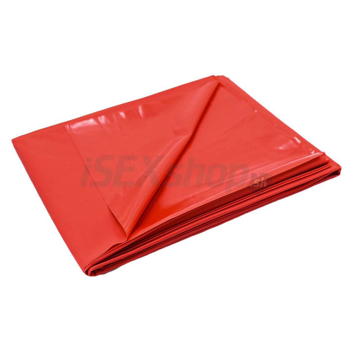 lakovana-pvc-fetish-plachta-na-sex-na-postel-cervena-200-x-220-cm-1c85493 Fetish pogumovaná plachta 200x220 cm červená – Obrázok 1