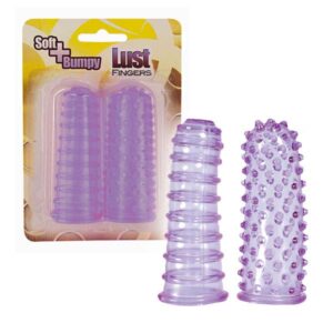 Soft + Bumpy Lust Fingers stimulačné návleky na prst