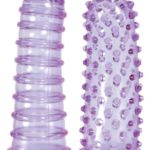 Soft + Bumpy Lust Fingers stimulačné návleky na prst Purple